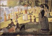 Georges Seurat Sunday Afternoon on the Island of La Grande Jatte oil painting